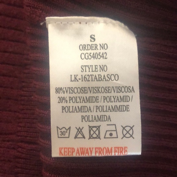 ๐HOST PICK๐ ASOS Brave Soul "Goswell" Burgundy Sweater Dress - Picture 10 of 11